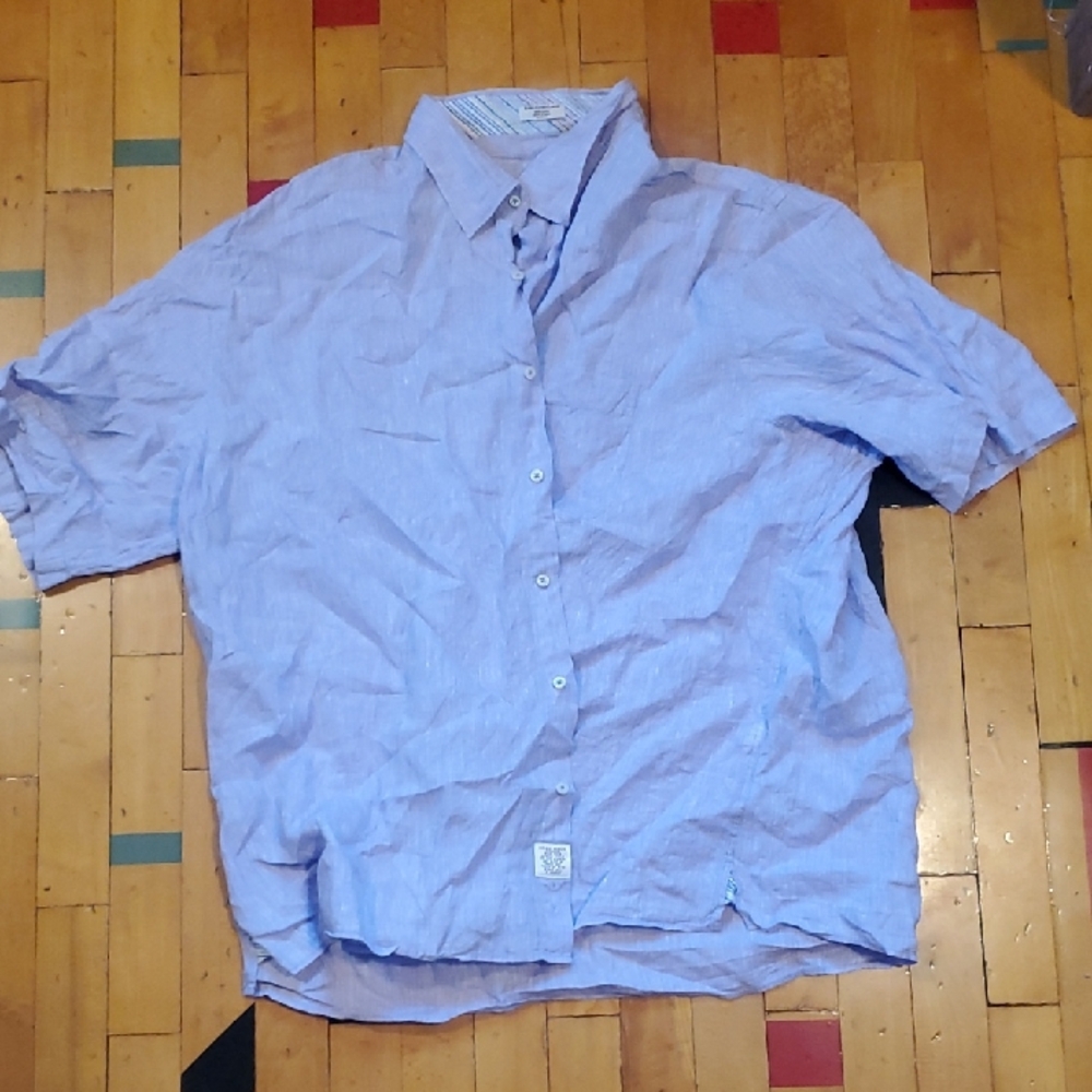 Peter Millar XXL Linen Button Up